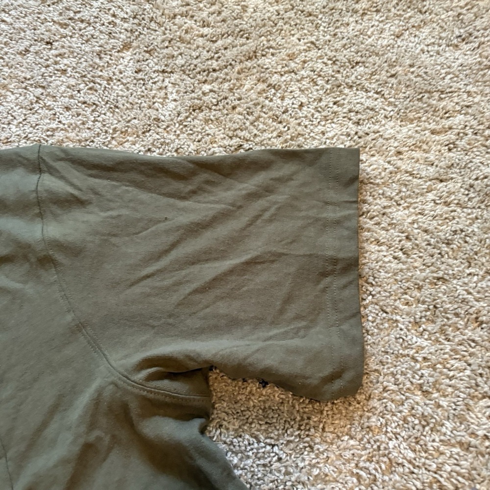 Carhartt K87 Mens Original Fit Pocket T-Shirt 2XL Olive Cotton Workwear K87-ARG - Picture 3 of 8